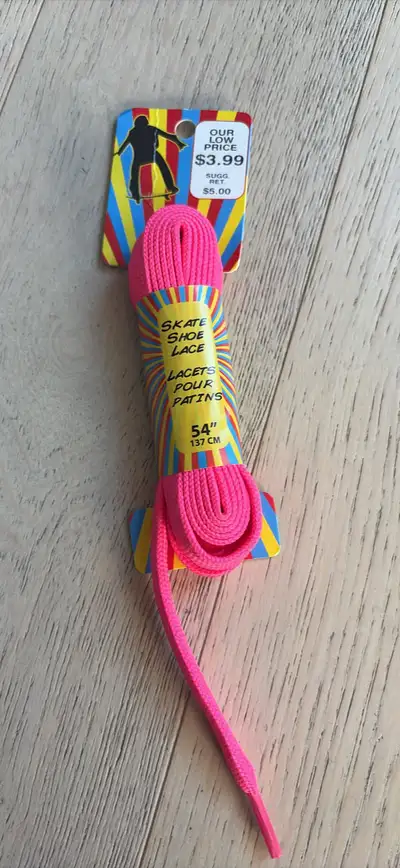 Skate Shoe Laces 54 inch Pink, View more