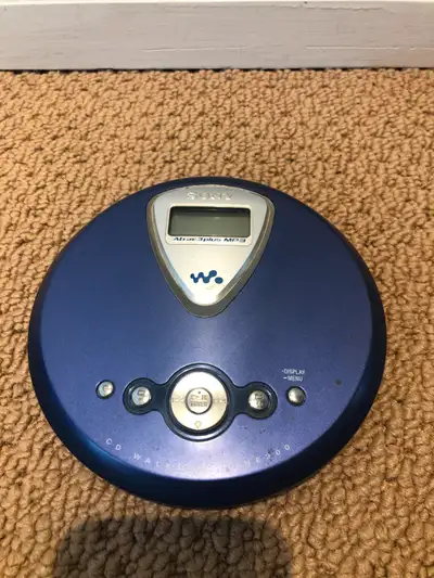 Sony ATRAC Walkman - Portable CD Player - Blue (D-NE300/LM)