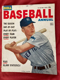 Dell Baseball Annual 1953- Mantle