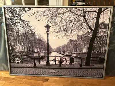 Large framed picture, View more