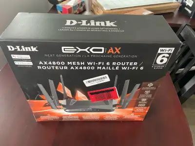 GAMER - ROUTEUR Wi-Fi 6 MESH D-LINK AX4800, View more