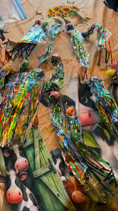 Cat Teaser Wands with Tassels, View more