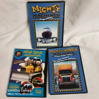 3 pack biggest + best planes, trucks, tractors and tanks DVDs