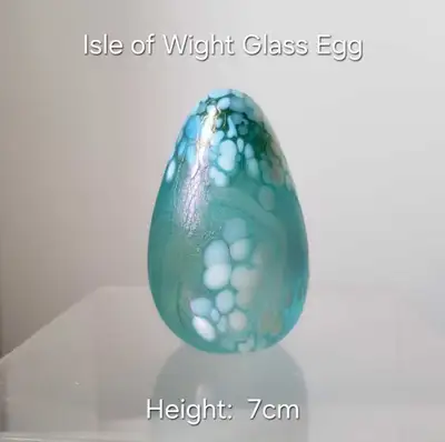 Isle of Wight Glass Egg, View more