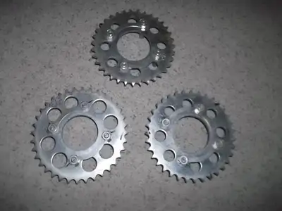 For sale: 1968 - 1972 Honda CL450 NOS 35T Rear Sprocket with NOS bolts, nuts and tongued washer. Thi...
