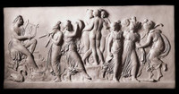 Décoration/ Apollo and muses wall relief 30cm Lx2Dx14cm H Flat