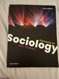 Elements of Sociology Textbook for SOC 112