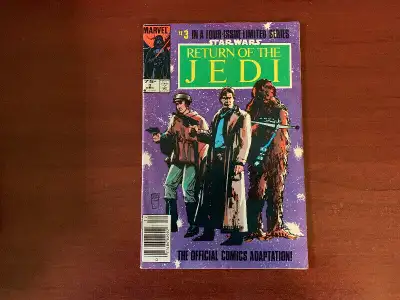 RETURN of THE JEDI STAR WARS #3 1983 MOVIE ADAPTATION MARVEL, View more