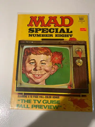 Mad Magazine Special Number Eight 8 1972-TV GUISE INCLUDED VF/EX, View more