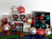 Glass Christmas Ornaments + Hallmark
