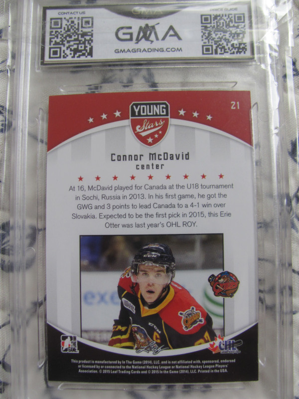 NHL  Connor McDavid Young Stars Silver in Arts & Collectibles in Edmonton - Image 2
