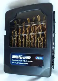 Mastercraft Drill Set 29 pcs titanium coated-new