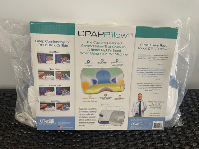 Brand New Contour CPAP Original Pillow 2.0 in Health & Special Needs in Oakville / Halton Region - Image 3