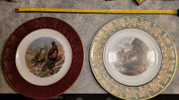 2 Weatherby Vintage English decor plates