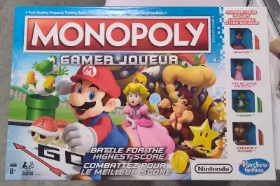 Mario Monopoly, never opened Cash. Pick up only.