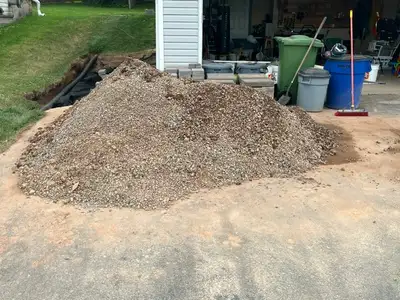 Free gravel/fill, View more
