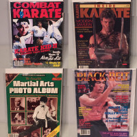 Vintage 1980s Martial Arts Bruce Lee Karate Kid Magazine Lot