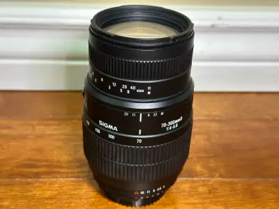 Sigma 70–300mm f/4–5.6 DG Macro (Nikon F Mount), View more