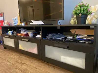 IKEA’S Tv stand and Vanity, View more