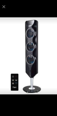 Ozeri 3X Tower Fan (44") with Passive Noise Reduction Technology