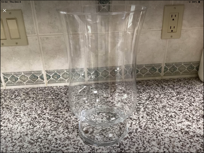 Large glass vase, View more