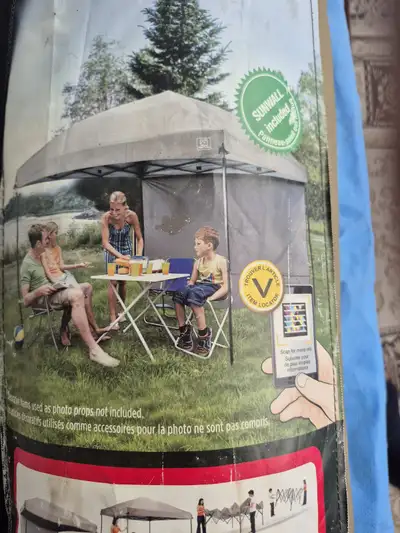 Gazebo - Tent - Oasis™ Lite shelter with solar panel, View more