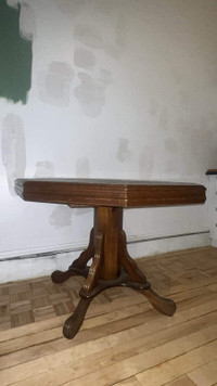 Solid wood table 