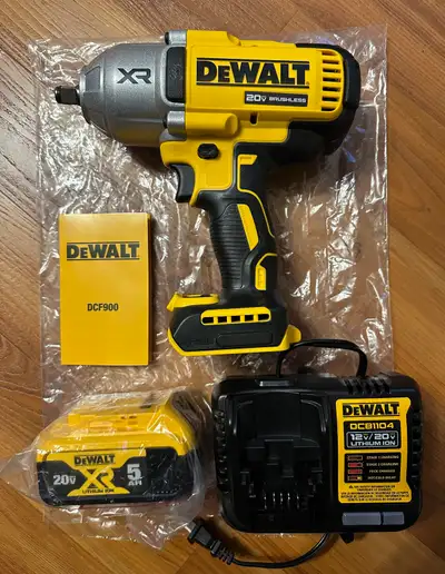 Dewalt 20v Max XR 1/2-Inch High Torque Impact Wrench Kit, View more