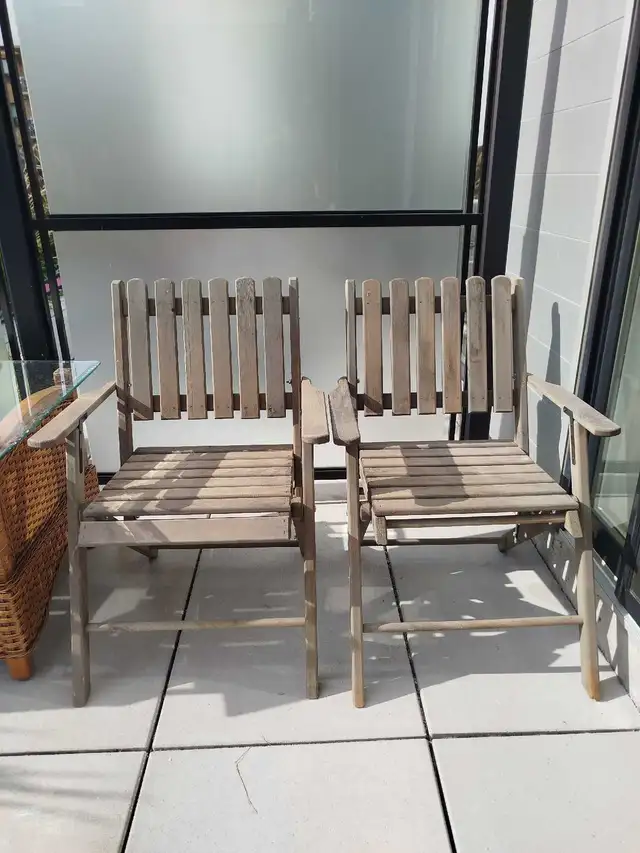 Outdoor furniture (two chairs) in Patio & Garden Furniture in City of Toronto - Image 2