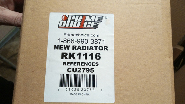 Brand New Radiator in a Box in Engine & Engine Parts in Sarnia - Image 2