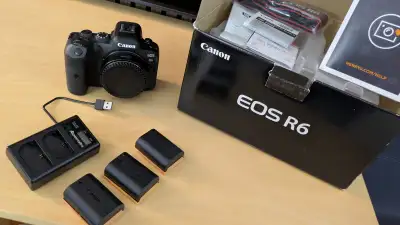 Reduced! Canon R6 Camera Body - Still on Warranty, View more