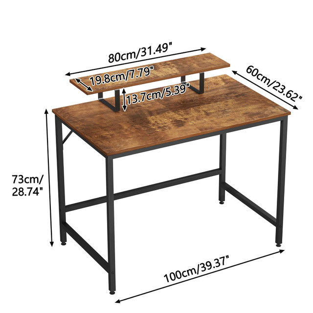 (Brand New):::Computer Desk,Laptop Table with Storage for Contro in Desks in Oshawa / Durham Region - Image 3