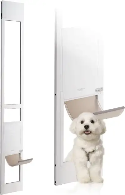 VEVOR Dog Door for Sliding Glass Door, 75 7/8"-80 11/16", View more