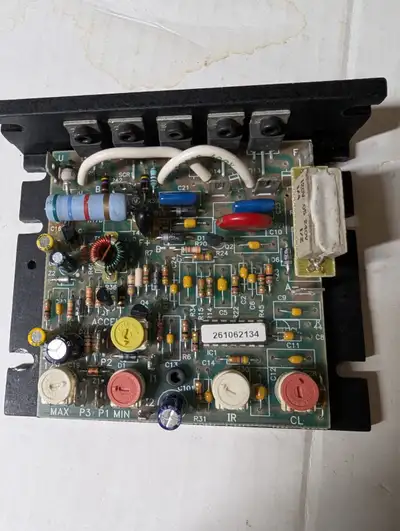 DC MOTOR SPEED CONTROLS: KBIC-120 (9429A), 90 VDC 6A, very good condition, only for $50/each. Also a...