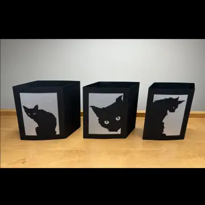 Spooky Cat paper candle lights, View more