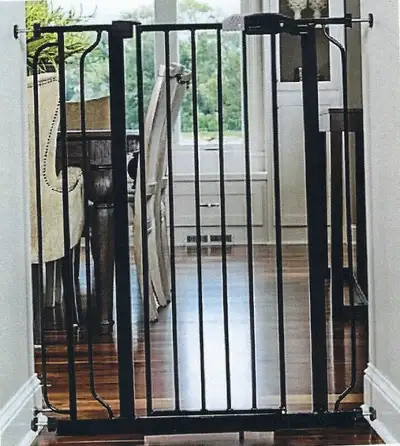 NEW Black Metal Tall Gate  (only $30!), View more