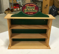 Vintage "Ganz" Wood Store Display Shelf