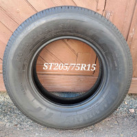 (1)ST205/75R15 RoadRider trailer tire 