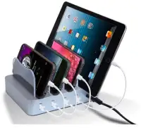 Brand new USB Charging Station for Multiple Devices,with 4 cable