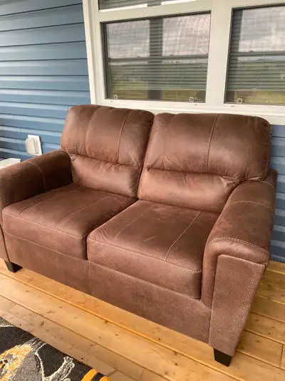 Loveseat and rocker recliner, View more