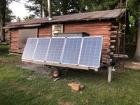 500 watt mobile solar setup