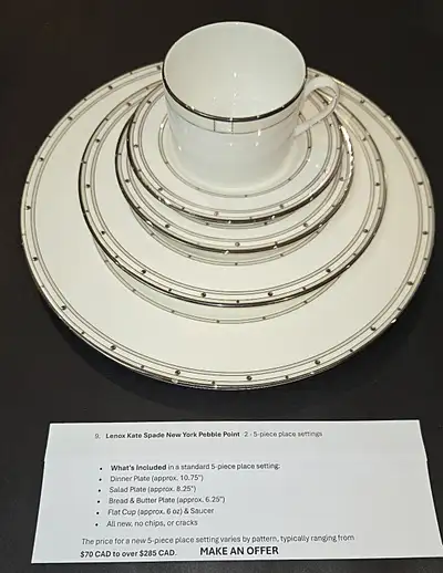 Lenox Kate Spade 5 Piece Dish Set, View more