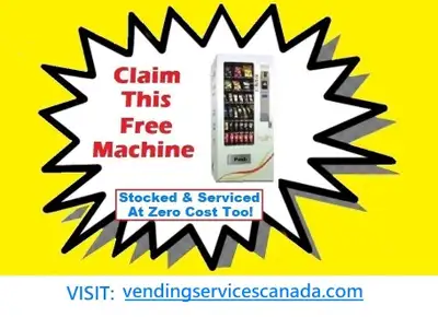 Free Commercial Vending Machine Installed  - Hamilton, View more
