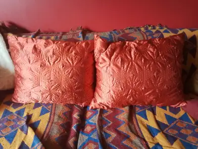 Pier 1 Imports Pillows Add a pop of colour and a touch of elegance to your living space with this se...