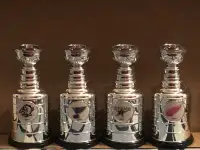 Lot Of 4 Labatt Mini Stanley Cups Buffalo/St.Louis/Stars/Detroit