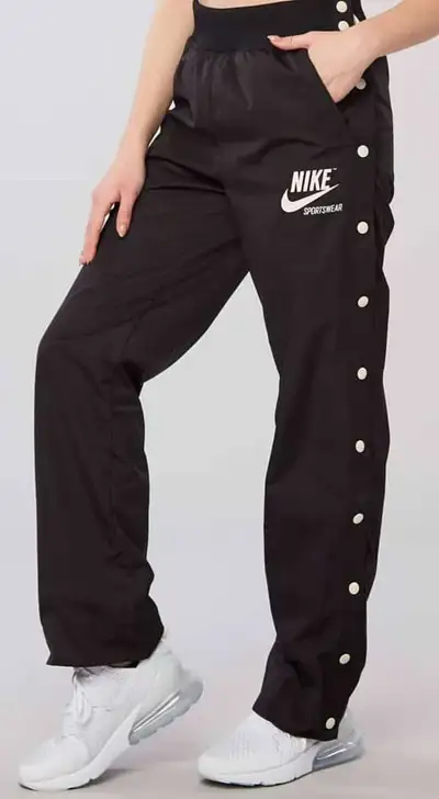 Women's Nike Black Full Snap Breakaway Pants Size Medium $40, View more