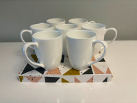 Mikasa White Coffee Mugs
