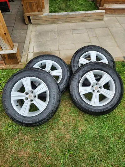215 65 R16 tires from 2009 Subaru Forester for sale. Less than 100km use (vehicle got written-off sh...
