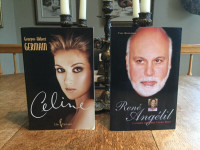 RENE  ANGELIL et Céline Dion 2 livres  idée  cadeau CELINE