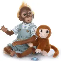 New Reborn Baby Doll Monkey Orangutan – Only $49
